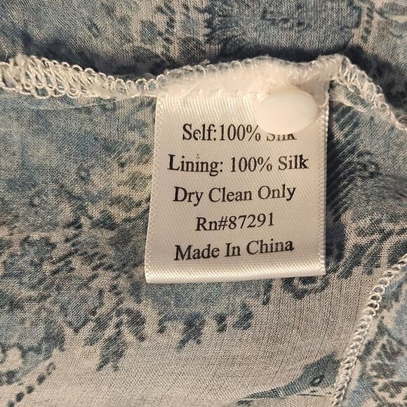 Johnny Was 4 Love & Liberty Silk Maxi Med Dress Boho Quiet Luxury Fairy Layered - Picture 12 of 13